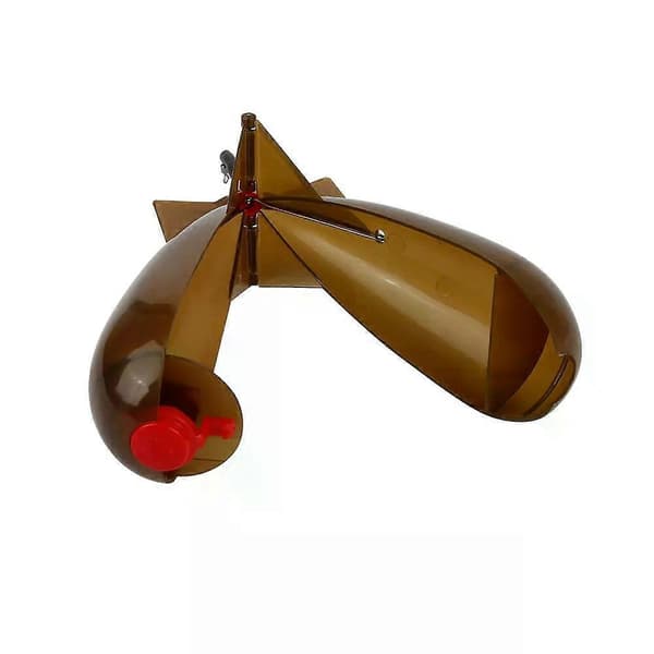 Karpefiskeri Raketfoder 14,5/19cm Spod Bomb Float Lokkemadsholder Pille Raketfoder Pille Fiskeri Fisketilbehør Red 19cm 19*5*5