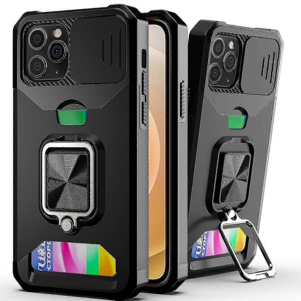 Skyvbart Kamera PC + TPU-deksel Passer For iPhone 12 Pro Max