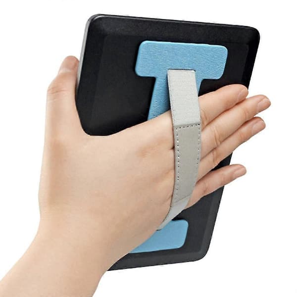 Sikkerhed Håndrem Holder Læder Fingergreb til Tablet til Kindle