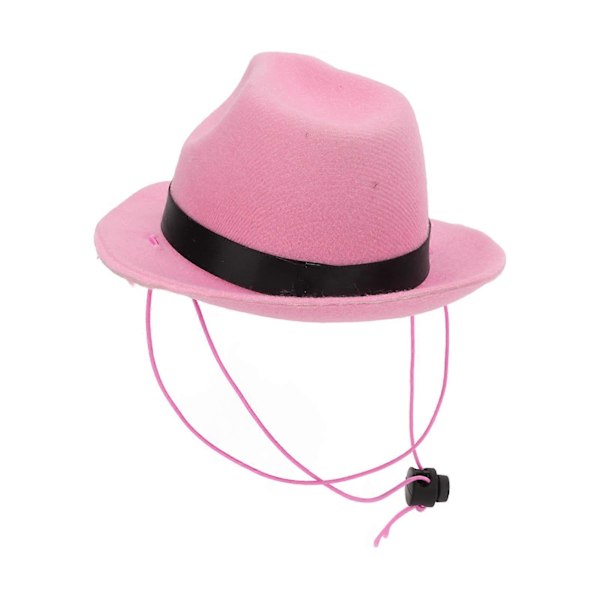 Koselig Cowboyhatt for Kjæledyr Morsom Cowboyhatt for Hunder og Katter til Fest, Festival og Daglig Bruk Rosa
