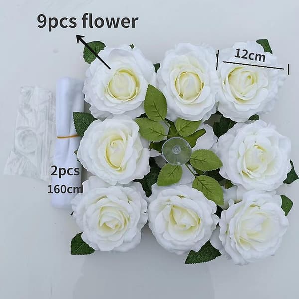 Bröllopsbil Blomplatta Band Slips Prydnader Tillbehör Fester Evenemang
