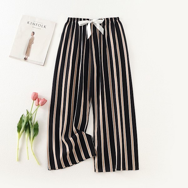 Women's summer thin cotton silk pants