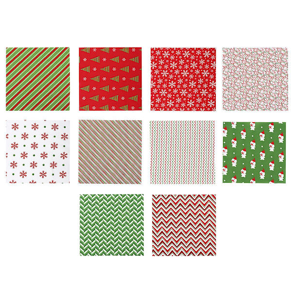 20 st julbomullstyg hantverkspaket lapptäcke sömnad quiltning tyg