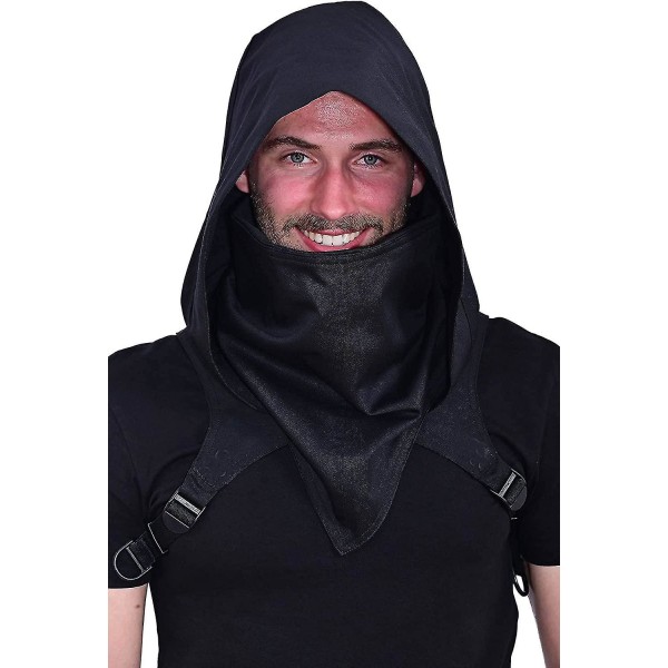 Cyberpunk Rogue Huva, Assassin Kostym Huva Vinter Unisex Kapuschong