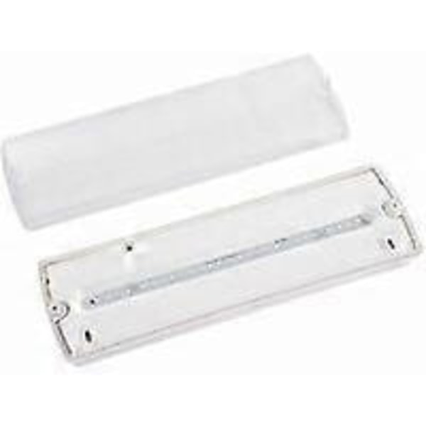 Autonomt nödbelysningssystem, 3 timmars belysning, IP65, 200Lm, 6500K, 27 LED