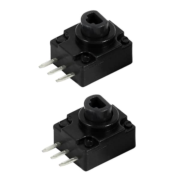 1 Sæt 2 stk. sorte reservedele / RT-knap tastatur til 360 controller