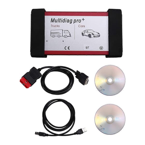 Bil Lastbil Diagnostisk Værktøj Multidiag Pro+ PCB TCS Bluetooth OBD2 Scanner V9.0 V2021.11 NEC NAIS Relæ