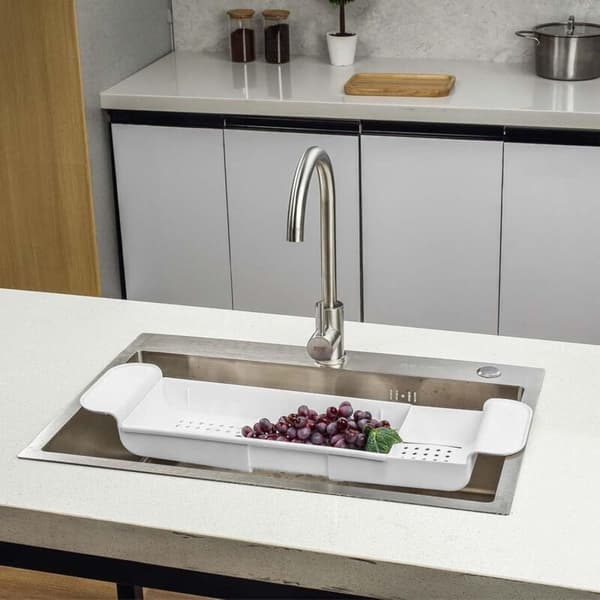 Badekarbrett for badekar - Uttrekkbar badehylle -