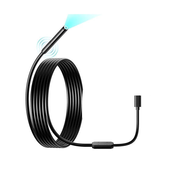 Langaton endoskooppi Wifi teollisuusboreskooppi 6 led-valolla Type-c USB käärmekamera Vedenpitävä I