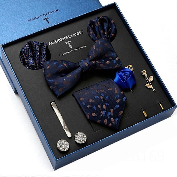 Herre slips og lommetørklæde sæt til stilfulde formelle lejligheder og elegante accessories.