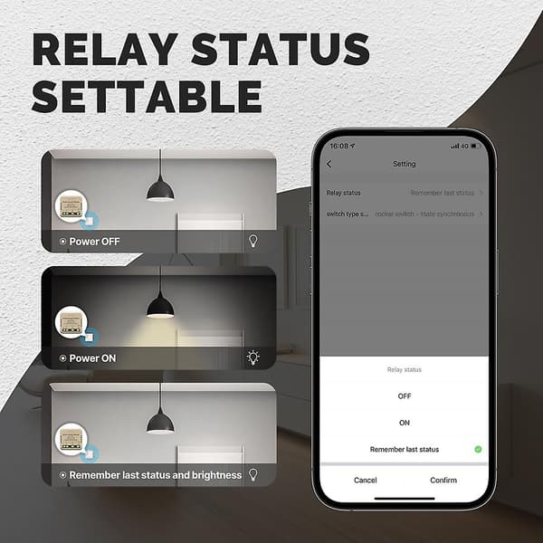 Tuya Wifi Intelligent Switch Dimmer Diy Modul Lyskontakt
