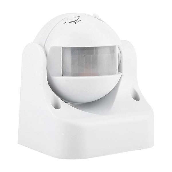 AC110-240V 10A Vinkeljusterbar Automatisk Infraröd Sensor Rörelsedetektor