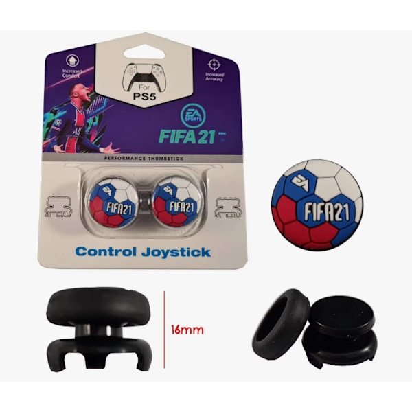 Spilforbedringskit til Gamepads: Joystick Cover + 16mm Riser - Level Up Dit Spil FIFA 21