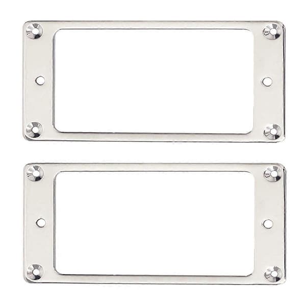 Metall Humbucker Pickup Ring Skydd Ram Ersättning Kompatibel med LP Gitarr Montering Elektrisk Gitarr