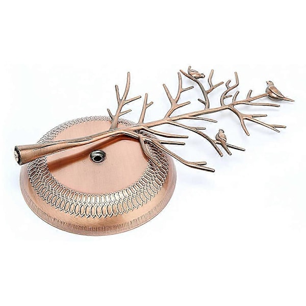 PIAO Små Fågelträd Smycken Örhänge Halsband Display Stativ Smycken Förvaringstorn Legering Träd Display Stativ