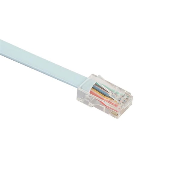 Usb-konsolkabel Rj45 Cat5 Ethernet til Rs232 Db9 Com-port seriel hun-routere netværksadapter Ca