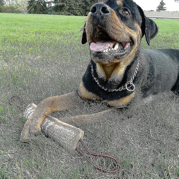 Jute Hundbettpinne, Ultra Robust Hundbett Leksak, Medium Till Stor Interaktiv Leksak