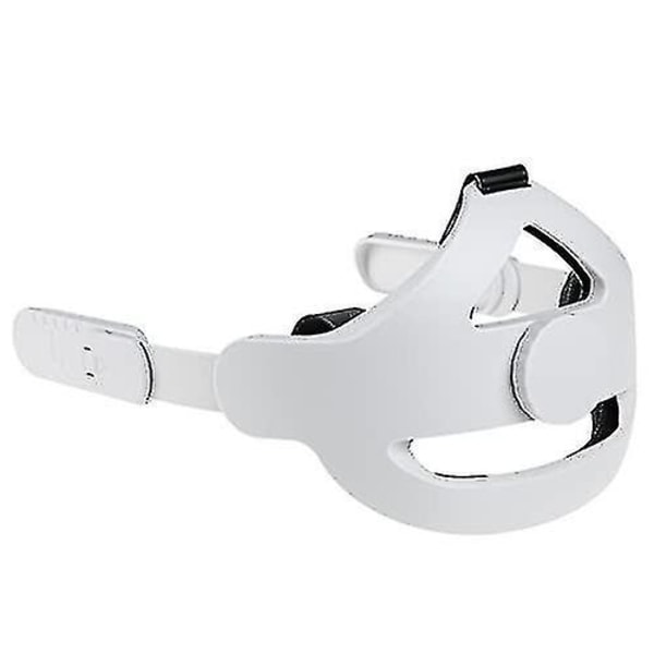 Adjustable Headband Compatible compatible with Meta Quest 2, Oculus Quest 2 With Head Cushion-white