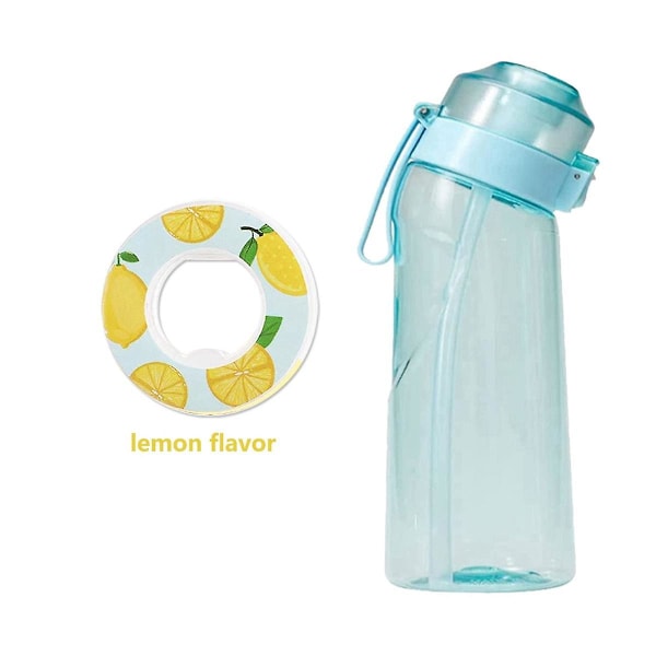 Vattenflaska, Sportvattenflaska Dryckesflaska 650ml Med 7 Smaksatta Pods, Vattenflaska Set