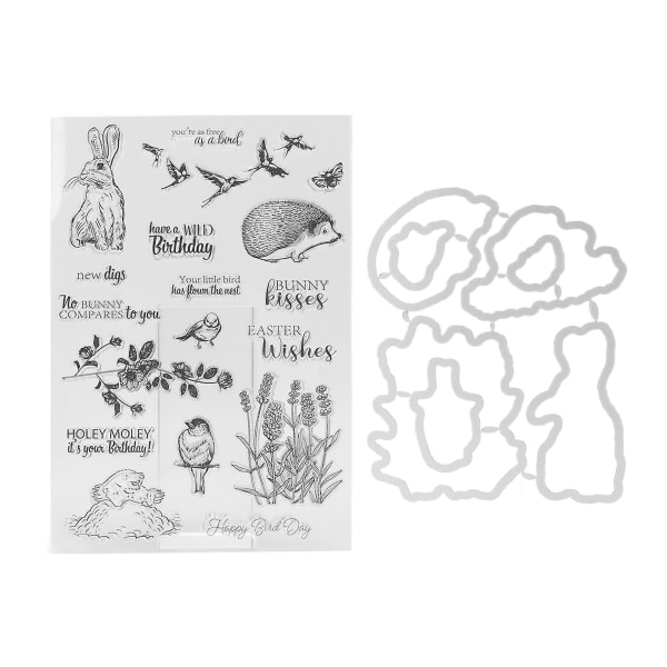 Klar Stämpelset Unik Design Transparent Stämpel Prägling Skär Die Set För Diy Scrapbooking Hantverk