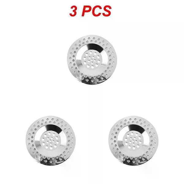7,5 cm vaskesi badekar mod tilstopning rustfrit stål bruseafløbshulfilterfælde køkkenvaskesi gulvafløb Style B3pcs