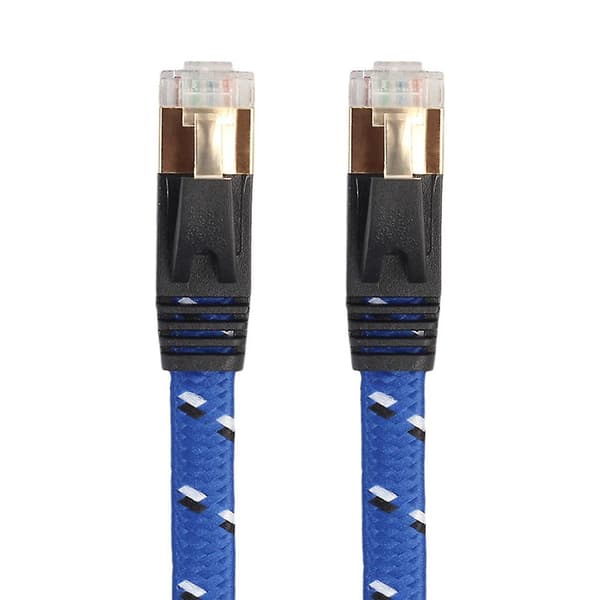 Nylon Cat 7 Ethernet Kabel, Cat7 Rj45 Netværks Patch Kabel Flad