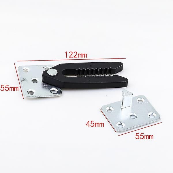 2 stk Møbelhængsel Sofaforbindelse Hasp Alligator Klip Led Snap Link Sektions Sofa Forbindelse Beslag Metal Tilbehør
