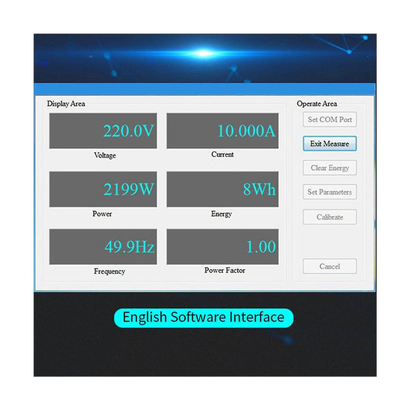 100a Pzem 004t 3.0 Version Wattmeter Kwh Meter Volt Amp Strøm Testmodul Til Ttl Com2/com3/com4