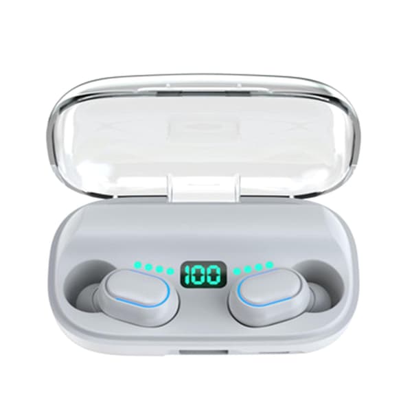 Digital Display Control Trådløse Bluetooth-øretelefoner Hodetelefoner I Øret Ørepropper Headset Lang