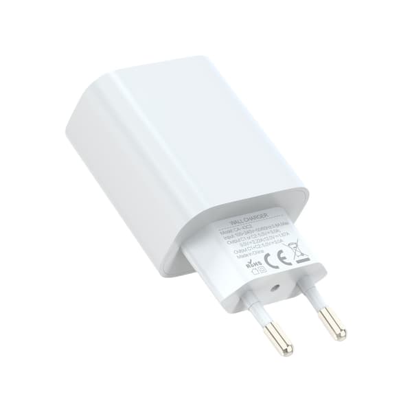 iPhone-lader - Hurtiglader - Adapter + Kabel 20W USB-C Hvit 4-pakning iPhone