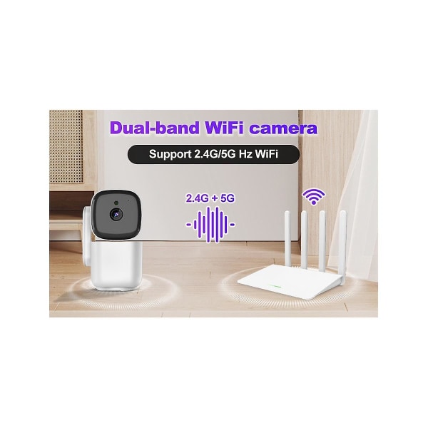 Tuya Camera Indoor Smart Home Wifi Camera 1080p Indoor Security Wireless Surveillance Camera Tracki