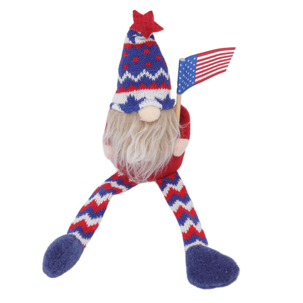Plys Gnome Dukke Ansigtsløs Rund Høj Hat Børn Gave Dværg Dukke Ornament Til Sofa Soveværelse Independence Day