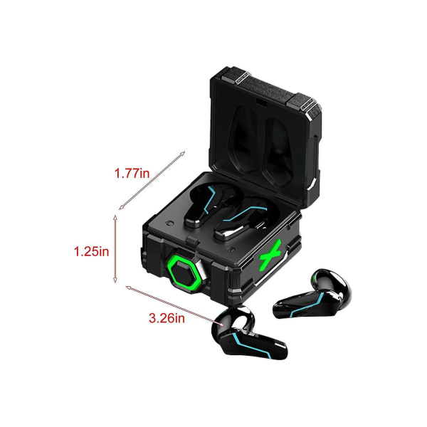 Box Styling Dubbel in-ear Bluetooth trådlöst headset Esports Gaming Hd Ljudkvalitet Bluetooth 5.3 Headset Ipx4 vattentätt headset