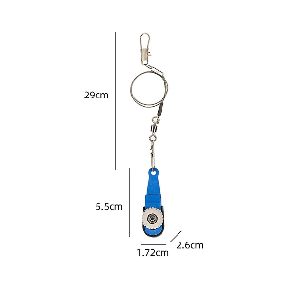 Kajakfiske Downrigger Outrigger Trolling Släppklämma Justerbar Spänning Släppklämma 5,5 X 1,7