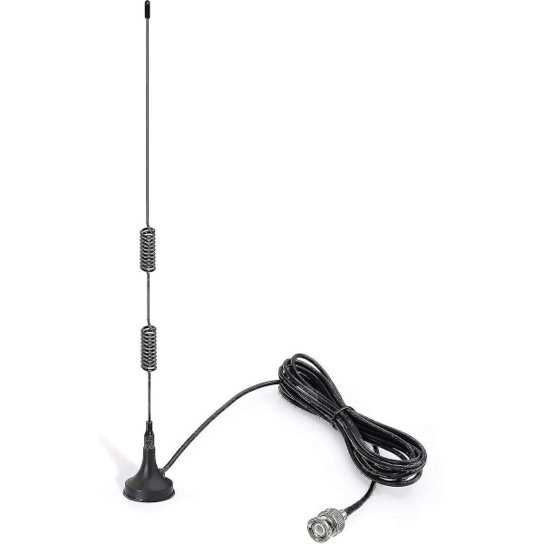 Ham Radio Police Scanner Antenna Amateur Radio Mobile Radio Scanner Antenna Magnetic Base Bnc Male Antenna Compatible