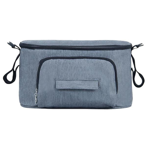 Baby Stroller Organizer Stroller Tilbehør Taske Stor Plads  Flere Lynlåslommer