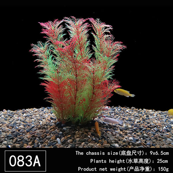 Akvarium kunstige planter, store akvarium planter plastik fisk