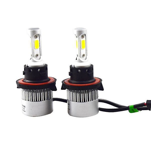 2 stk S2 LED-hovedlyspærer 36W 9-32V 8000LM Vanntette Fjernlys/Nærlys Integrerte Hovedlykter Bilhovedlys (H13)