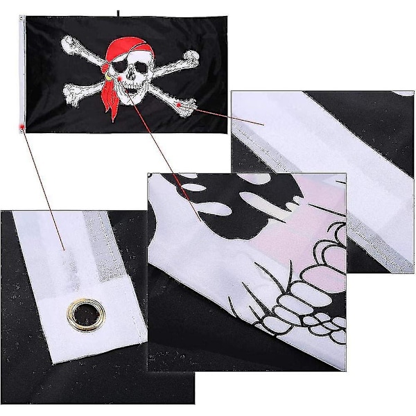 Joulupukki Merirosvolippu 150 X 90 Cm Yo Ho Ho Merirosvolippu 90 X 150 Cm Liput