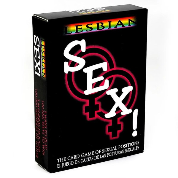 Lesbisk sexkortspil Sexpositionskort Sjove parspil for voksne Bedste aftenspil for par Soveværelsesspil for par