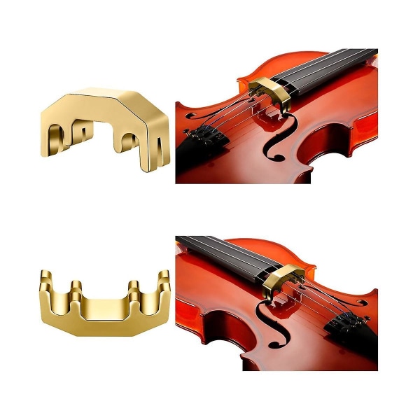 Violinlyddæmpere Violindæmpere Støjdæmpere Mute Reducers Non Disturbing Violin Accessories