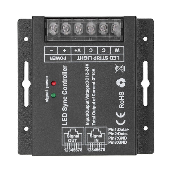 RF Trådlös Fjärrkontroll LED-Dimmer 14 Tangenter Två-Tons Justerbar Ljusstyrka Dimmer Ljusbrytare för LED-Stripljus DC 12V till 24V