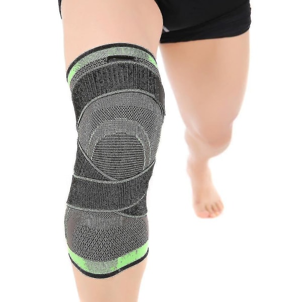 Sports Fitness Knæpuder Støtte Bandage Beskyttere Elastisk Nylon Sp_h(størrelse,farve:xxl-grøn)