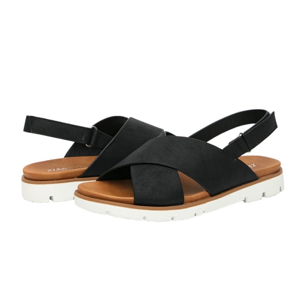 This year's most popular sandals for women, summer 2024 new flat-soled maternity sandals, versatile women's casual beach shoes