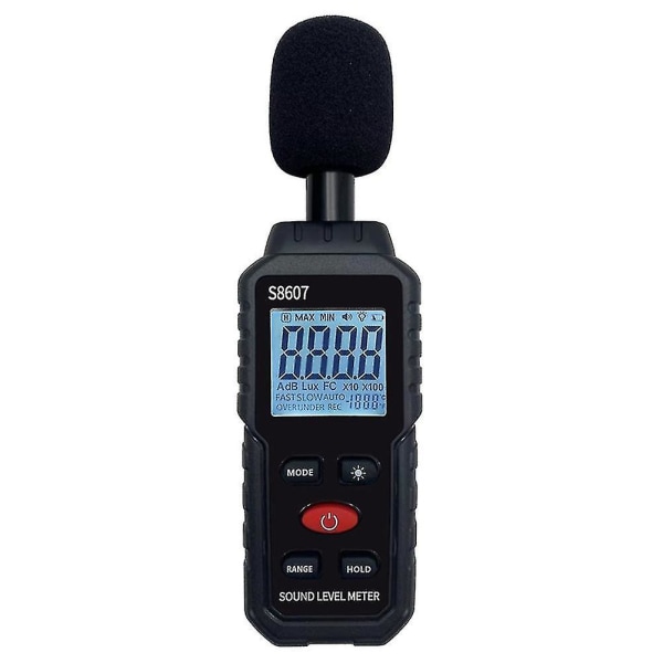 Digitaalinen äänitason melumittarin mittaus 30-130db Db Detector Audio Tester diagnostiikkatyökalu