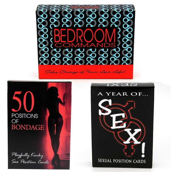 Mulige seksuelle posisjoner Spille et år med sex for voksne Sexy spillkortsett for par sexkort Soveromskommandoer