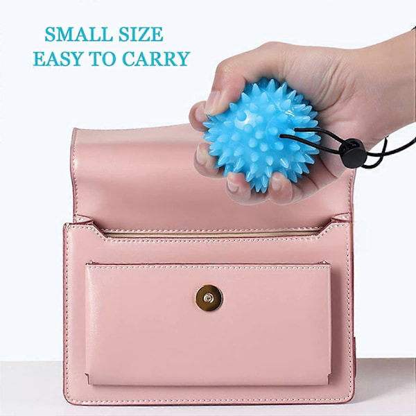 Anti-Stressboll Silikon Handstyrkeboll Massageboll Stressboll för Greppstyrketräning och Handmassage, Smärtlindring, 2 stycken