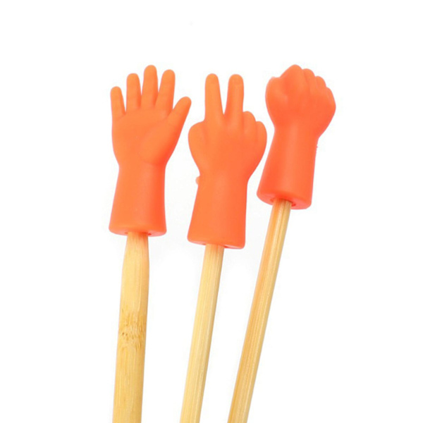 Gestformade stickningsnålskydd 6 st nålar stygnskydd för hem DIY vävning stickning och sömnad nålspetsskydd verktyg