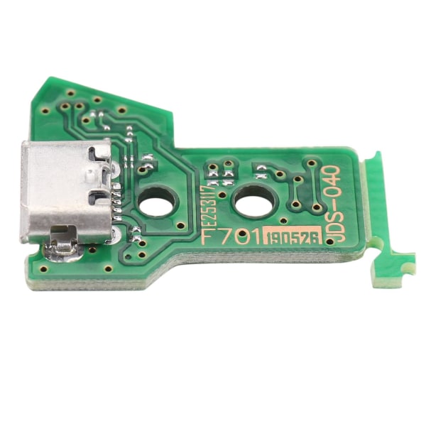 4x För PS4-kontroll - USB-laddningsuttag Kretskort -040 12-stifts kabelport