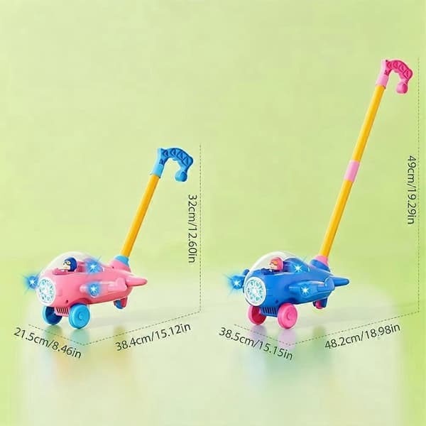 Bubbelvagn leksak Handtryck Bubbelbil Bubbel Leksaker Barnleksaker F6K8